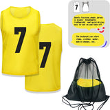 12 Pack Team Pinnies Scrimmage Vests Practice Jersey for Men Pennies for Sports Soccer Jerseys for Adult Youth