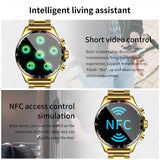 LIGE New Smart Watch 400mAh Outdoor Compass Positioning Men's Watch NFC Access Control IP68 Waterproof Fitness Health Smartwatch