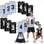 12 Pack Team Pinnies Scrimmage Vests Practice Jersey for Men Pennies for Sports Soccer Jerseys for Adult Youth