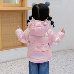 Autumn Winter Down Jackets For Girls Children Clothing Warm Hooded Outerwear For Boys Toddler Girls Fashion Coat Jacket