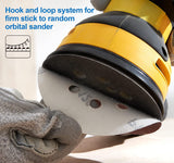 10PCS 5 Inch 8 Hole Sanding Discs Hook and Loop Adhesive Sandpaper 125MM for Random Orbital Sander 60-2000 Grits Abrasive Sheets