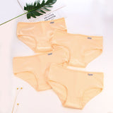 4Pcs/lot Girls Briefs Panties Cotton Teen Underwear Little Toddler  8-14Y