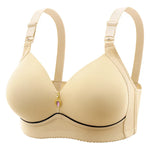 Sexy Closure Bra Women Front Fastening Bra Wireless Bras for Women Push Up Lingerie Plus Size Brassiere No Steel Ring Bra