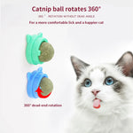 Catnip Wall Ball Cat Toys Pet Toys For Cats Clean Mouth Promote Digestion Kittens Mint Licking Snacks Mint Ball Cat Accessories