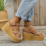 Sandals Summer Woman 2022 Luxury Wedge Sandals Women Designers Womens Luxury Womens Shoes Comfort Summer  on Offer Free Shipping