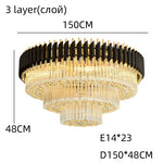 BOSSEN LED modern crystal ceiling light circular/square bedroom living room ceiling light.