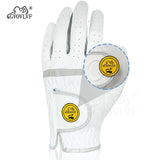 1 Piece or 1 Pair Men Golf Glove Micro Soft Fabric Breathable Comfortable Fitting With Magnetic Marker Replaceable For Golfers