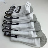 Pure Cotton Soft White Student Socks Breathable Absorbing Sweat Sport Socks Boys Girls Quality Socks 4Pairs/Lot Size 16-24cm