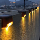 Solar Deck Lights 16 Pack Outdoor Step Lights Waterproof Led Solar Lights for Railing Stairs Step Fence Yard Patio and Pathway