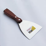 Putty Knife Scraper with Wood Handle Shovel Scraper Blade Construction Tool Wall Decorative Trowel Hand Tool