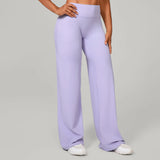 Women Straight Yoga Leg Bottoms Soft Stretchy Fabric Women's Yoga Pants GYM Sweat-Wicking Properties Running Sport Trousers
