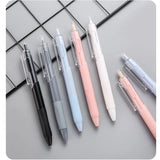 5 pcs gel pen ins smooth press quick-drying  0.5mm black pen ballpoint pens school supplies stationery