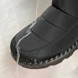 2024 Waterproof Winter Boots for Women Faux Fur Long Plush Snow Boots Woman Platform Ankle Boots Warm Cotton Shoes