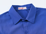 Spring Boys Shirts Casual Solid Child Shirts Big Kids School Blouse Red Tops Clothes 5-14Yrs Children Costumes Kids Boy Wear