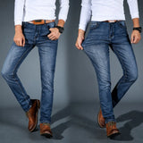 2024 Autumn Brand New Men's Fashion Jeans Business Casual Stretch Slim Jeans Classic Trousers Denim Pants Male y2k men’s jeans