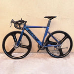 GRAY 700C Road Bike Low Wind Resistance Aluminum Alloy Frame Variable Speeds Disc Brake Commuter Travel Racing Bicycle