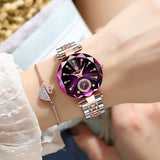 POEDAGAR Luxury Watches For Ladies Top Brand Stainless Steel Waterproof Quartz Female Wrist Watch Relogio Feminino Girl Gift+box