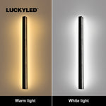 LUCKYLED Modern Led Wall Light AC85-265V Waterproof IP65 Outdoor Lighting Garden Porch Long Wall Lamp Indoor Decoration Sconce