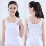 Girls Underwear Kids Cotton Tops 2022 Summer Children Sleeveless Solid Color Camisoles Breathable Undershirts Teenagers Tank Top