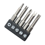 5Pcs Special-shaped Screwdriver Set 50mm U-shaped Y-Type Triangle Inner Cross Three Points Screwdriver Bit Tool