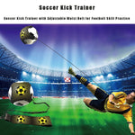 Adjustable Soccer Ball Skill Training Juggle Band Solo Practice Auxiliary Circling Elastic Belt Football Kick Trainer Equipment