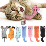 Rustle Sound Catnip Toy Cats Products For Pets Cute Cat Toys Kitten Teeth Grinding Cat Soft Plush Thumb Pillow Pet Accessories