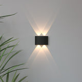 LED Wall Light Outdoor Waterproof IP65 Porch Garden Wall Lamp &amp; Indoor Bedroom Bedside Decoration Lighting Lamp Aluminum