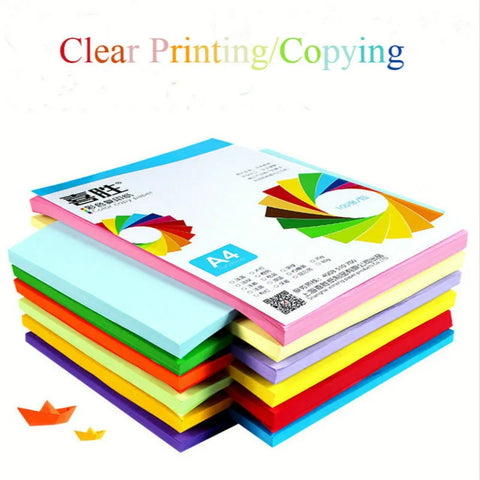 A4 100pcs Colour Office Printing Copy Preferred Paper Base Dust-free Particles Print Card-free Machine Wide Scope Of Application
