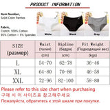 Cotton Underwear Women's Panties Girl Briefs Sexy Lingerie Plus Size Female Ladies Underpants Pantys L-XXL Hemming Solid Design