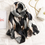 2023 New Plaid Cotton Pashmina Shawl Lady Wrap Warm Winter Scarves Autumn Design Print Female Foulard Beach Stoles Luxury Scarf