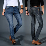 2024 Autumn Brand New Men's Fashion Jeans Business Casual Stretch Slim Jeans Classic Trousers Denim Pants Male y2k men’s jeans