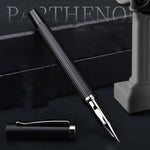 High Quality Set 727 Fountain Pen Metal Ink Pens Frosted Black F Nib Converter Filler Business Office School Supplies Writing