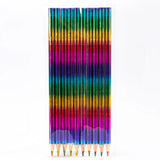 12 pcs Rainbow Pencils Drawing Crayons Kawaii Children's Colored Pencil Set Painting Graffiti Crayons School Stationery