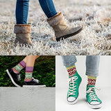 Womens Socks Winter Wool Socks Cozy Knit Warm Winter Socks for Mountain Climbing,Skiing,Christmas GiftsArtistic Style