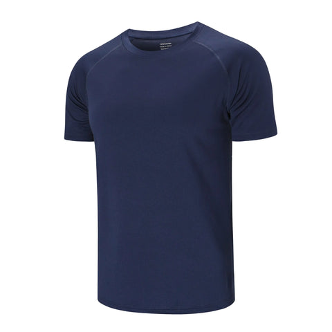 ZengVee Mens Running Shirts, Workout Tops Men Sport Fitness Shirts Men Crew Neck Breathable T-Shirt
