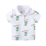 Elegant Summer Children Polo Shirt High Quality Boys Tshirts Cotton Fabric Tops Tees Kids Clothes