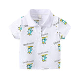 Elegant Summer Children Polo Shirt High Quality Boys Tshirts Cotton Fabric Tops Tees Kids Clothes