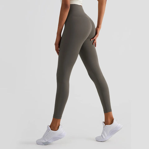 LULU S-3XL 2023 Hot Sale Fitness Lenggings Female Full Length Leggings  Running Pants Comfortable And Formfitting Yoga Pants