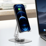 Alloy Aluminum Desktop Phone Stand Desk Holder for Xiaomi iPhone 11 12 13 14 Samsung Cellphone Smartphone Telephone Accessories