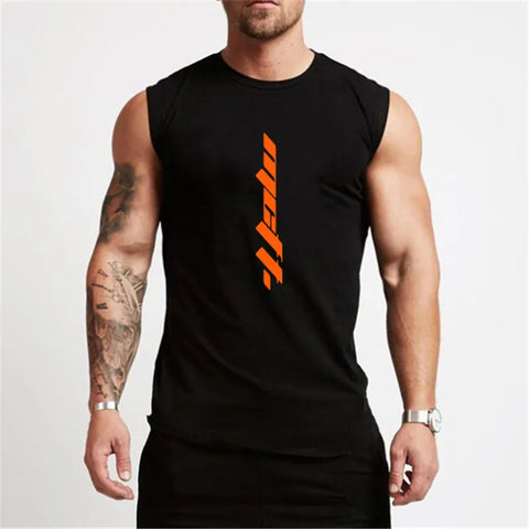 Gym Tank Top Men Summer Workout Sleeveless Shirt Bodybuilding Clothing Fitness Mens Sportswear Muscle Vests Men Tanktops