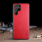 Case for Samsung Galaxy S23 Ultra Plus 5G funda solid color vintage leather coque cover for samsung s23 ultra case capa