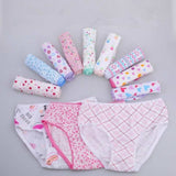 12pcs/Lot Kids Children Underwear Briefs Underpants Girls Panties Clothes For 2--12 Y