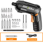 Electric Screwdriver Battery Rechargeable Cordless Screwdriver Powerful Impact Wireless Screwdriver Drill Electric Screw Driver