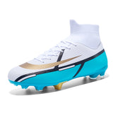 Men Soccer Shoes FG/TF Football Boots Sneakers High-quality Non-Slip Outdoor Sport Chaussure De Foot Training Shoes Cleats Grass