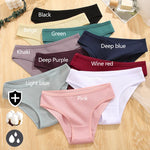 FINETOO 3Pcs/set Women Waffle Cotton Panties S-XL Women's Low-Rise Comfortable Briefs Female Soft Underwear Ladies Underpants