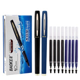 Large Capacity Gel Pen set 1.0/0.7/0.5mm Signature Calligraphy Handwriting Pens Carbon Black/Blue/Red Ball Pen For Business