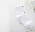 Pure Cotton Soft White Student Socks Breathable Absorbing Sweat Sport Socks Boys Girls Quality Socks 4Pairs/Lot Size 16-24cm