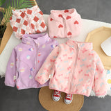 New Autumn Winter Children Girls Clothes Baby Coat Kids Cute Fashion Thickened Jacket Toddler Casual Costume Infant Sportswear