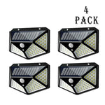 100 LED Solar Wall Lights Waterproof Outdoor Solar Lamp Wireless Solar Powered Sunlight Street Light for Garden Decoration