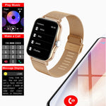 Square Smart Watch Women Men Smartwatch Touch Dial Call Music Smartclock For Android IOS Fitness Tracker Sport Smart-watch